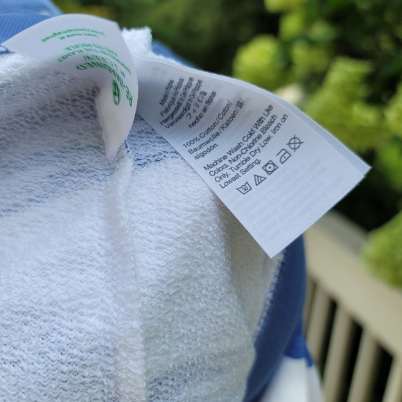 🆕️ J Crew Vintage Cotton Terry Pullover Rugby - Picture 4 of 6